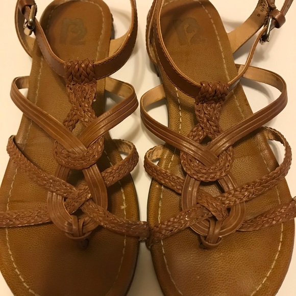 Shoes Brown Woven Sandals Poshmark